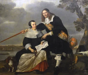 Retrato de Hendryck Henck y su esposa Catharina Browers